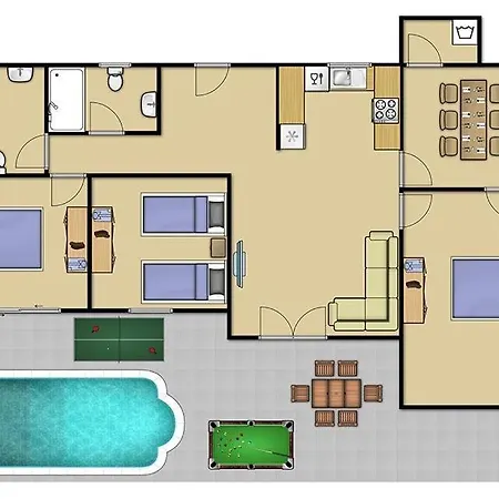 Playa Blanca Sleeps 6 Pool Air Con Wifi Playa Blanca (Lanzarote)